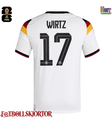 Tyskland Florian Wirtz #17 Hemmatröja VM 2026 Kortärmad